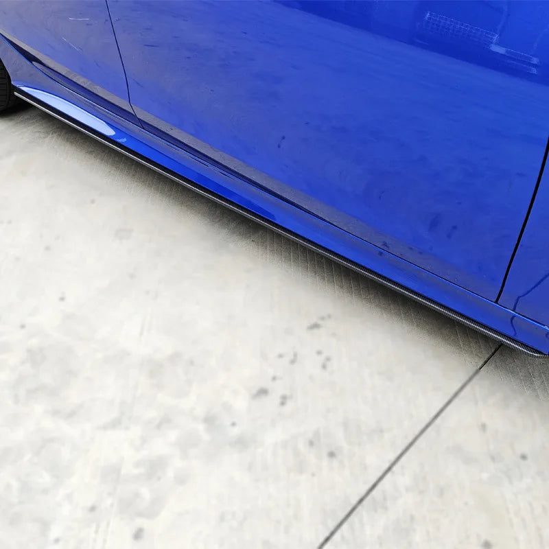 Gloss Black/Carbon Fiber Side Skirt | 11th Gen Civic (2022-Present)