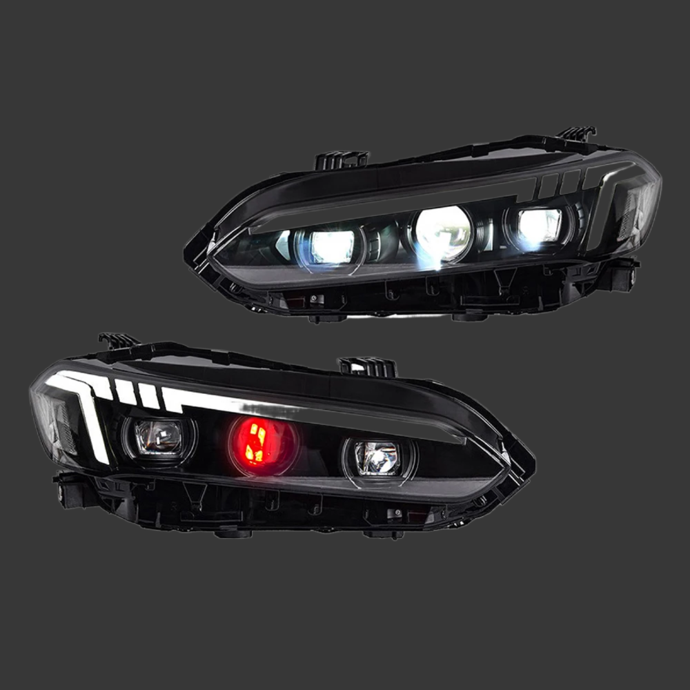 LED Projector Headlights with Devil Eyes | 11th Gen Civic (2022-Present)