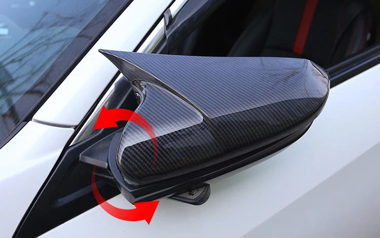 Horn Style Side Mirror Caps | 10th Gen Civic (2016-2021)