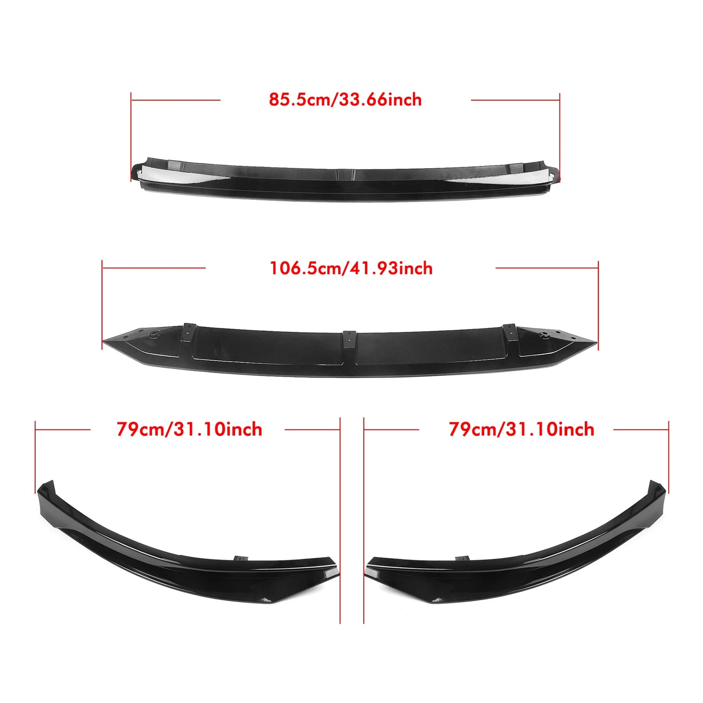 Front Spoiler Lip & Lower Air Vent Trim Splitter | 11th Gen Accord (2023-2025)