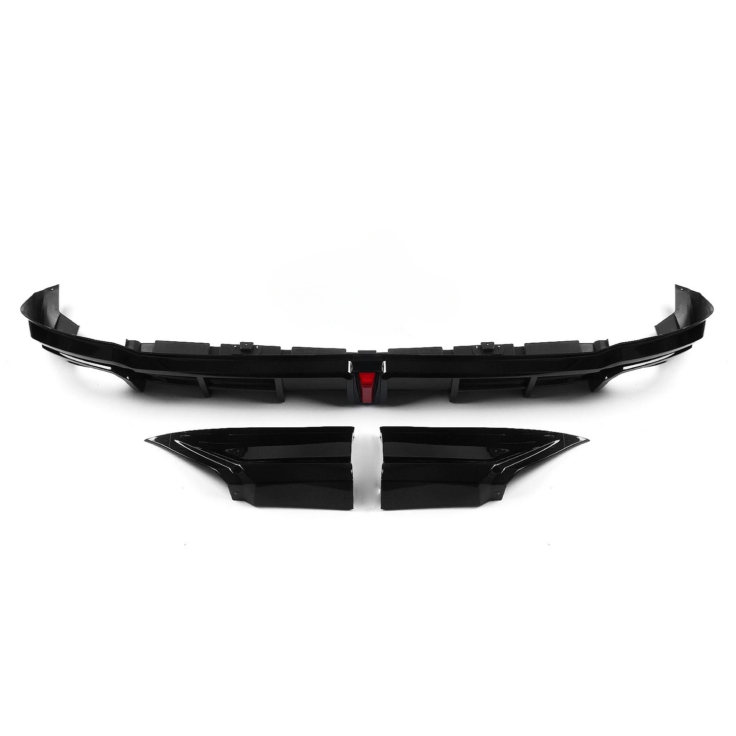 Rear Bumper Diffuser With F1 Style LED | 11th Gen Civic (2022-Present)