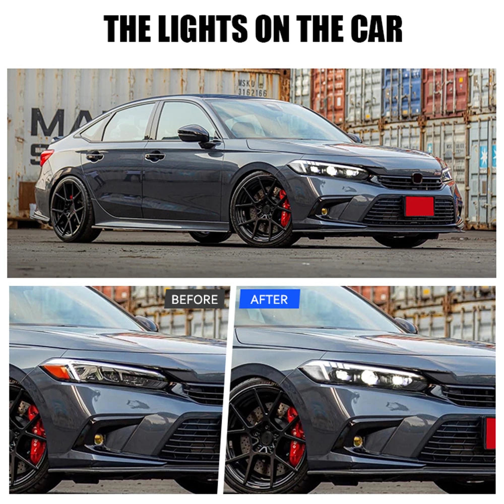 LED Projector Headlights with Devil Eyes | 11th Gen Civic (2022-Present)