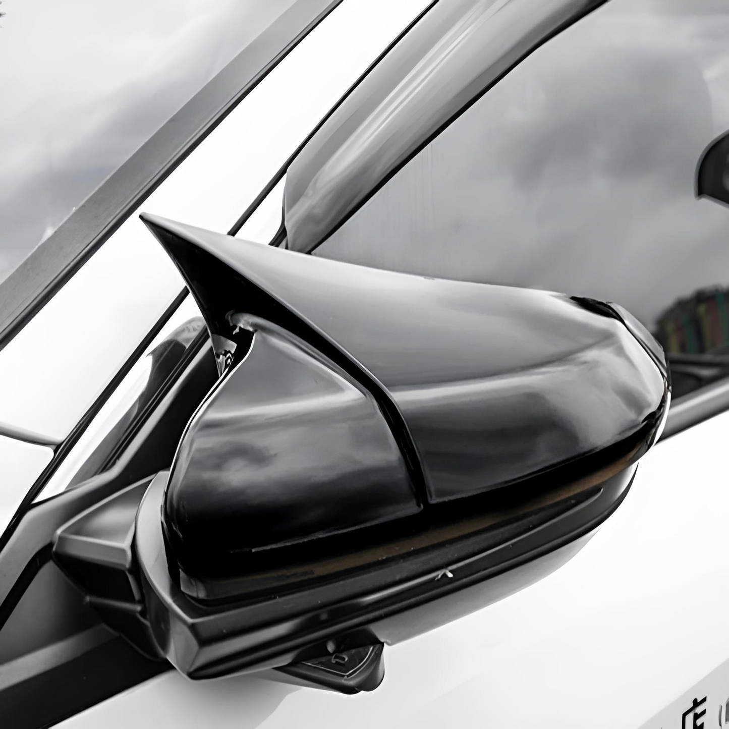 Horn Shape Rearview Mirror Caps | 10th Gen Civic (2016-2019)