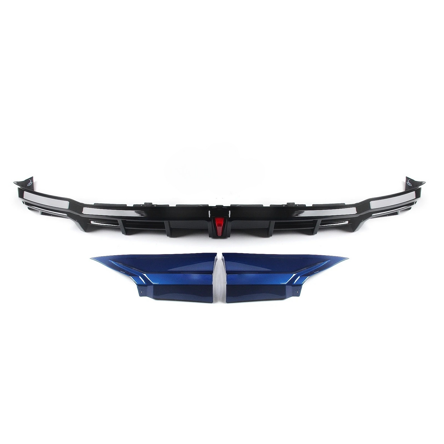 Rear Bumper Diffuser With F1 Style LED | 11th Gen Civic (2022-Present)