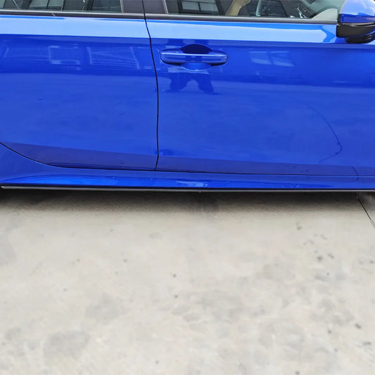 Gloss Black/Carbon Fiber Side Skirt | 11th Gen Civic (2022-Present)