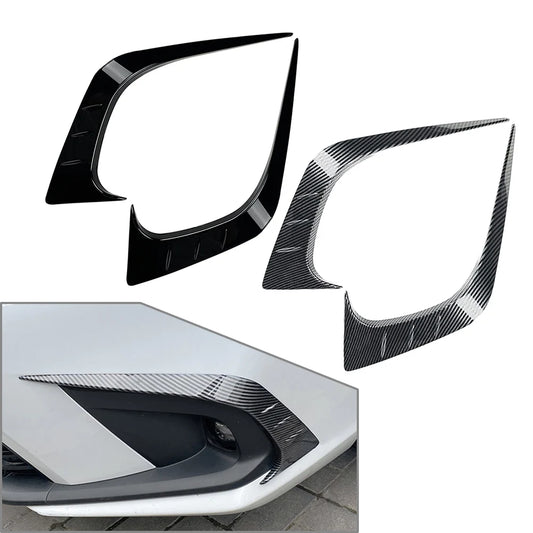 Carbon Fiber/Gloss Black Fog Light Trim | 11th Gen Civic (2022-Present)