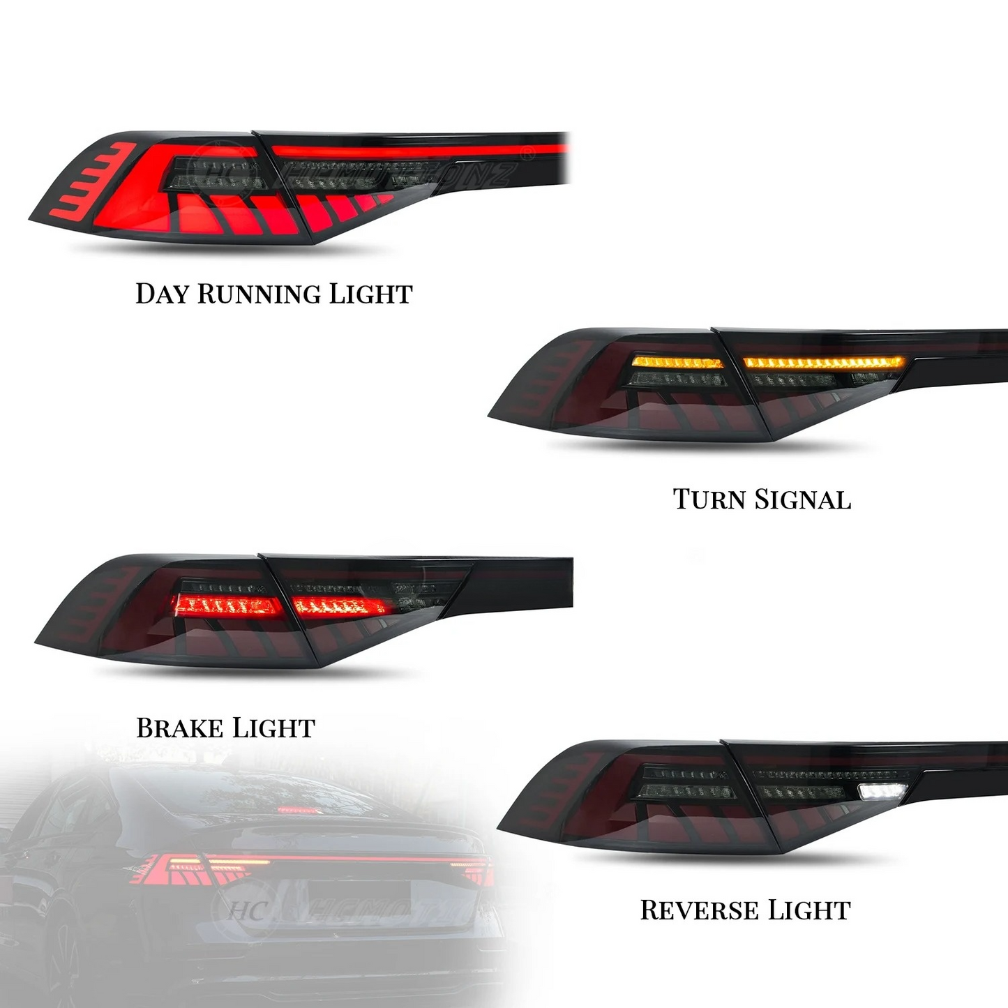 LED Taillights With Trunk Light & DRL Animation | 11th Gen Accord (2023-2024)