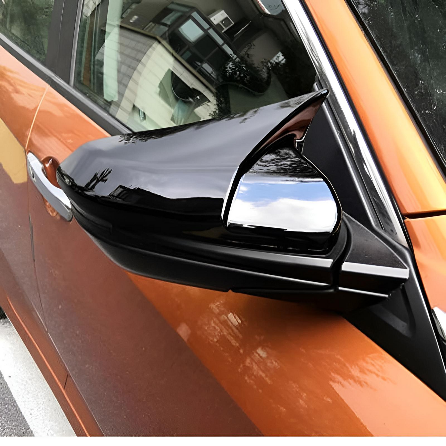 Horn Shape Rearview Mirror Caps | 10th Gen Civic (2016-2019)